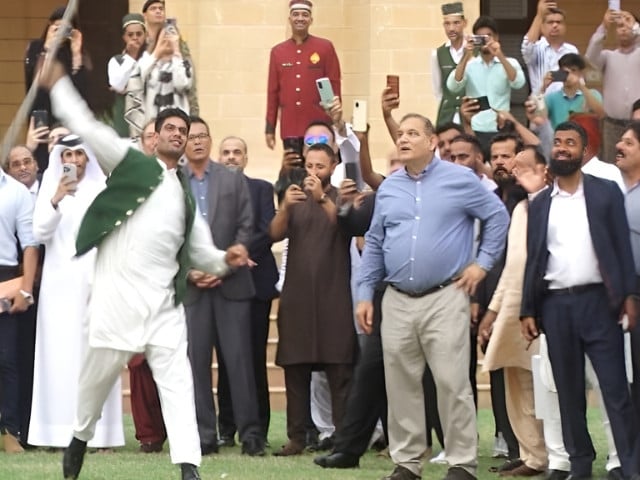 Arshad Nadeem dazzles with javelin throw at Sindh Governor House Pakistan News Today