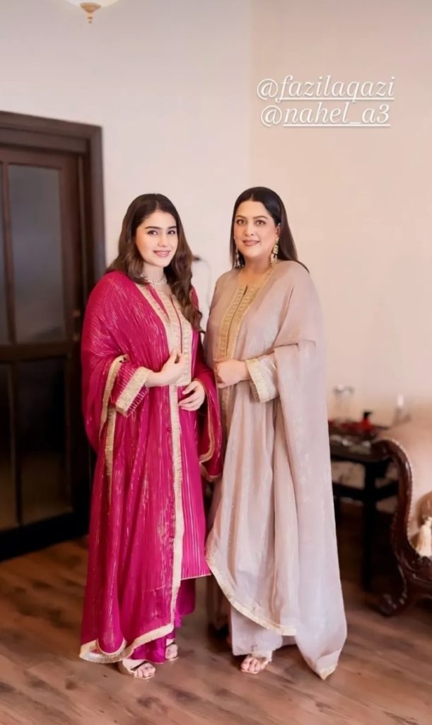 Fazila Qazi Pictures & Reel with Her Adorable Daughter In Law Nahel