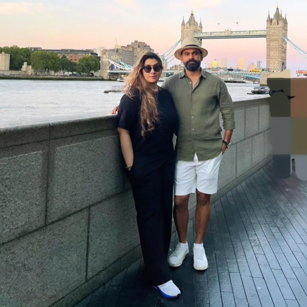 Muhammad Hafeez's New Adorable Family Pictures from UK