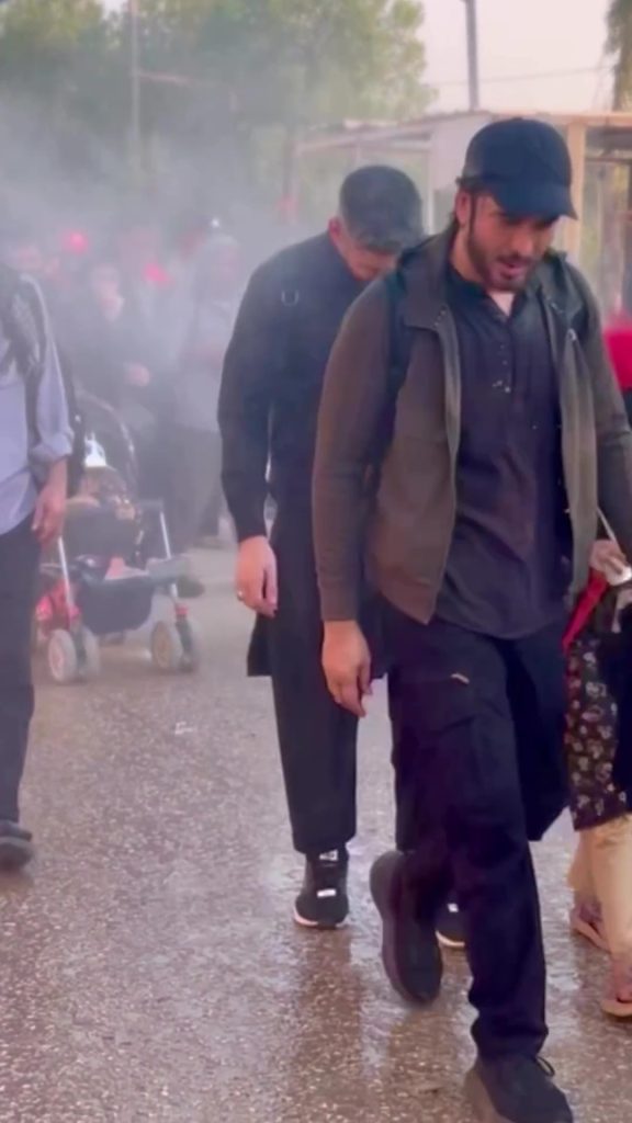 Imran Abbas Shares Heart-Warming Moments From Arbaeen Walk