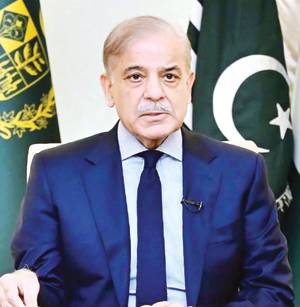 PM Shehbaz Sharif urges peaceful solution to Kashmir dispute