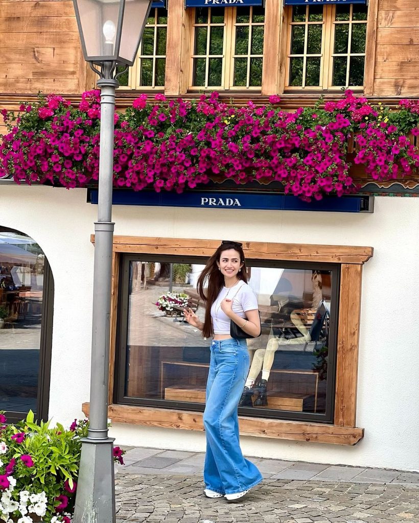 Sana Javed and Shoaib Malik Enjoying Vacation in Gstaad, Switzerland