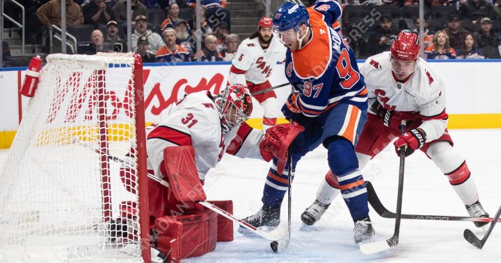 Carolina Hurricanes storm back beat Edmonton Oilers 3 2 in overtime Pakistan News Today