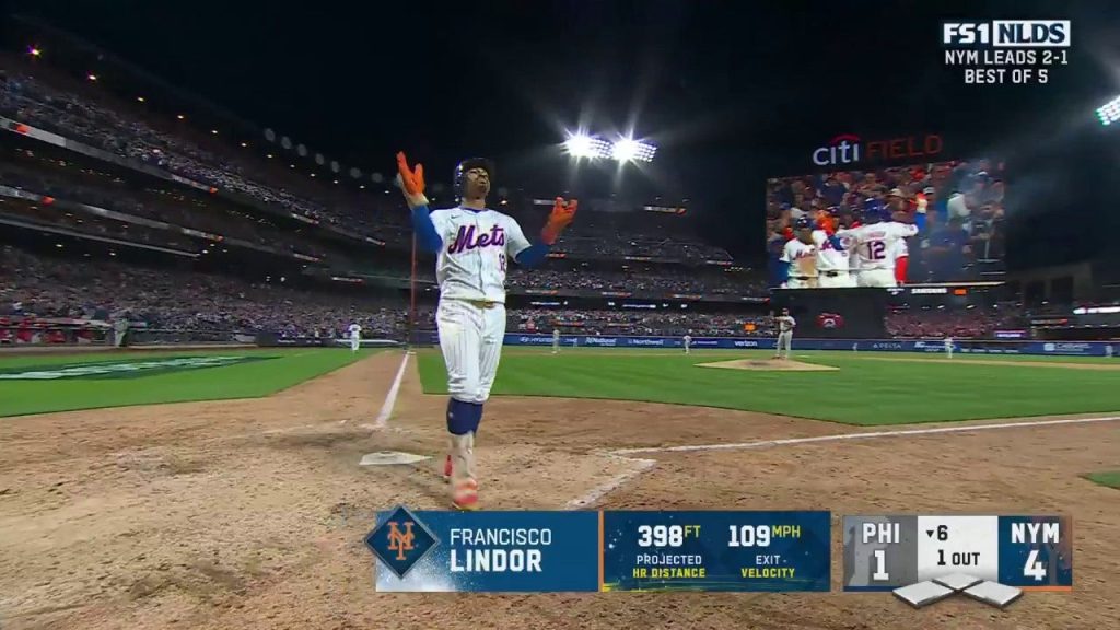 Francisco Lindor blasts a GRAND SLAM to give Mets a Pakistan News Today