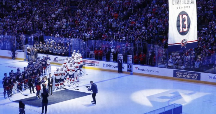 IN PHOTOS Columbus Blue Jackets raise banner in honour of Pakistan News Today