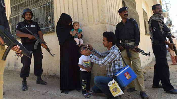 Two cops guarding polio vaccinators martyred in KP Pakistan News Today