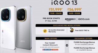 iQOO 13's India price and offers